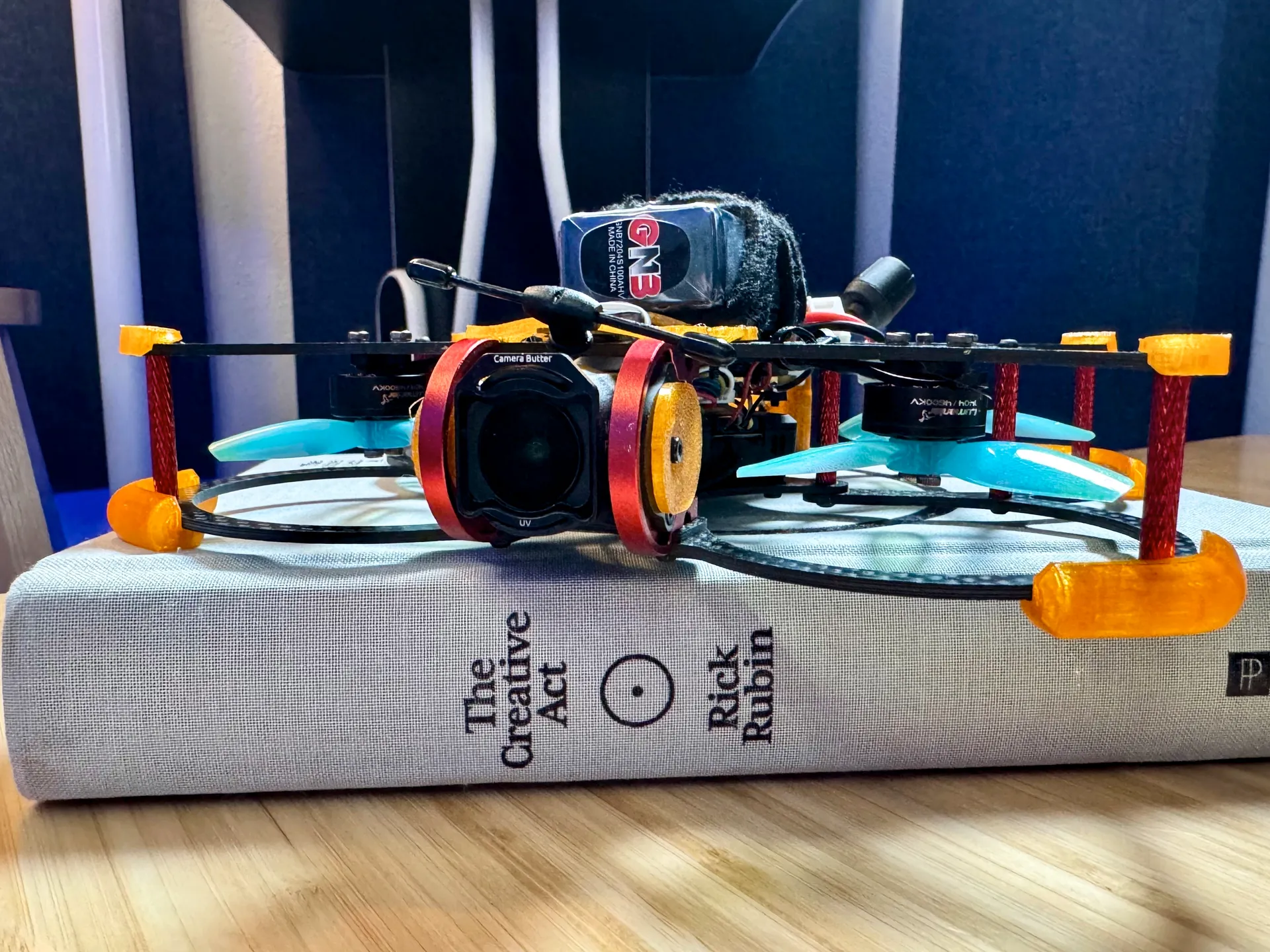 Fictive Air 2, ready to fly in a sub250g configuration.